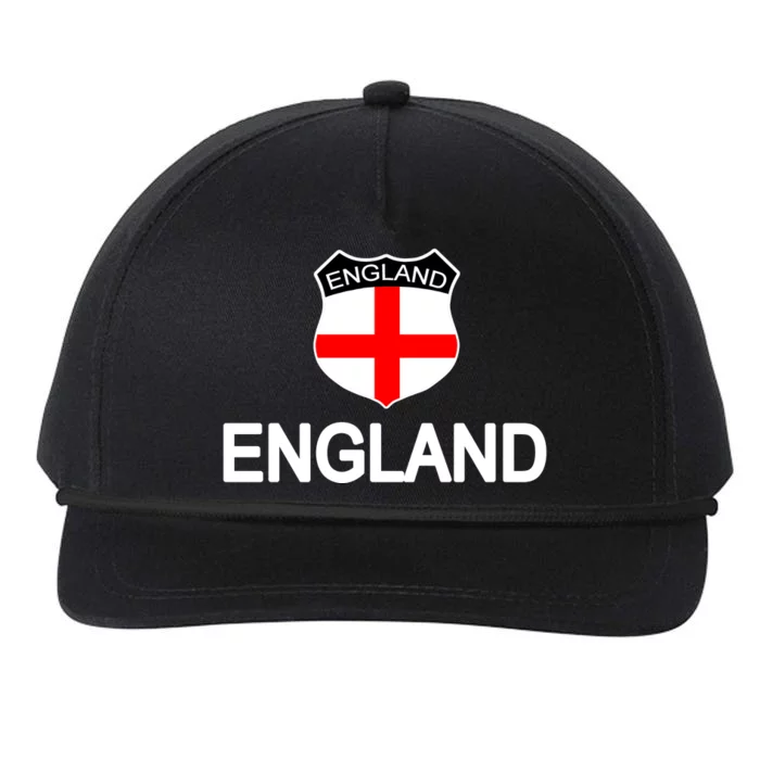 England Soccer Fan English Crest Flag Snapback Five-Panel Rope Hat