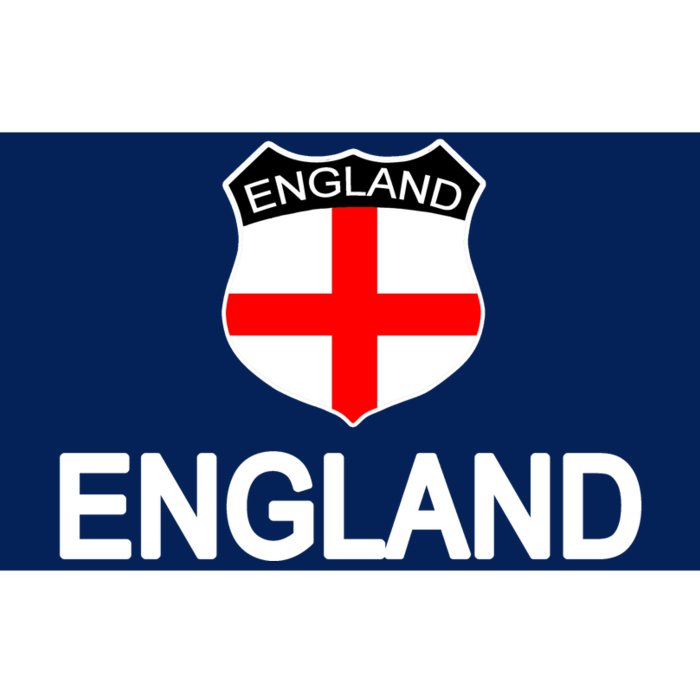 England Soccer Fan English Crest Flag Bumper Sticker