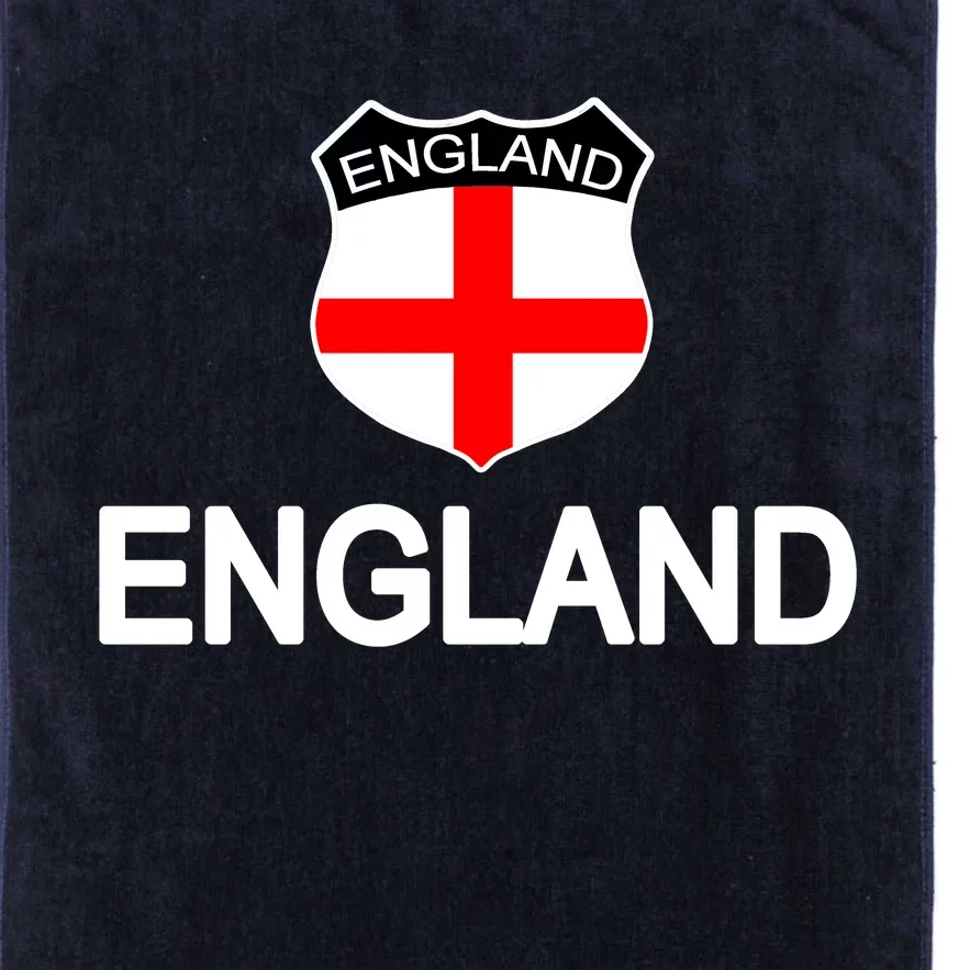 England Soccer Fan English Crest Flag Platinum Collection Golf Towel