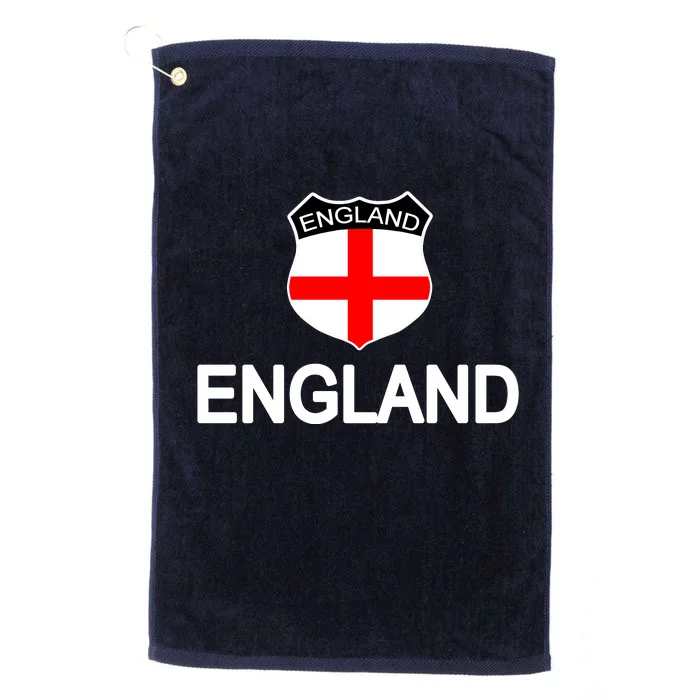 England Soccer Fan English Crest Flag Platinum Collection Golf Towel