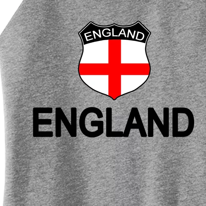 England Soccer Fan English Crest Flag Women’s Perfect Tri Rocker Tank