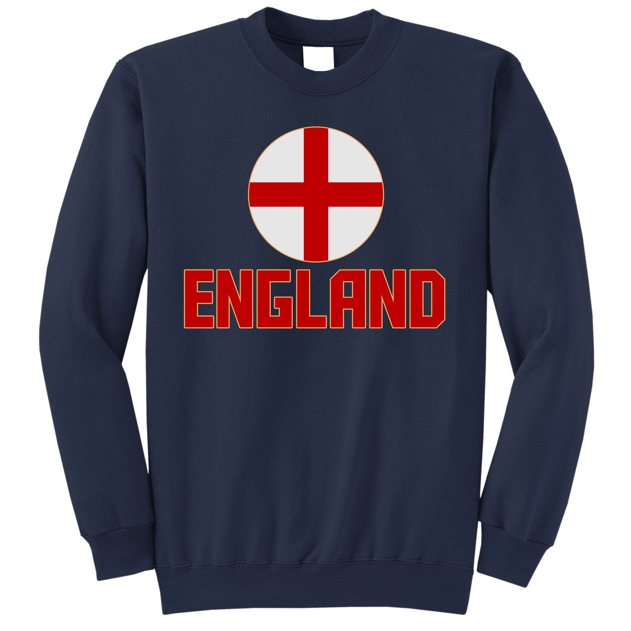 Alarmerende Gangster regulere England Soccer Football Red and White Cross Flag logo Sweatshirt |  TeeShirtPalace