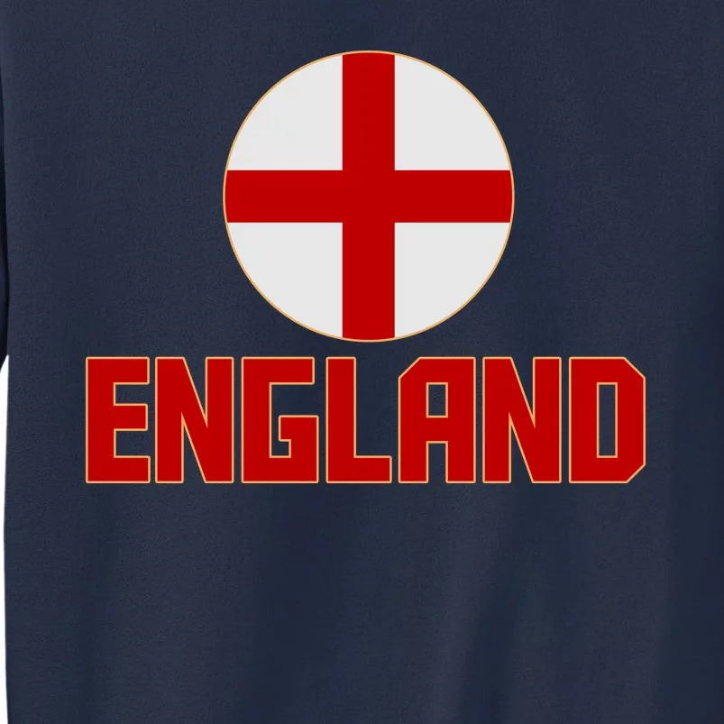 England Soccer Football Red and White Cross Flag logo Sweatshirt