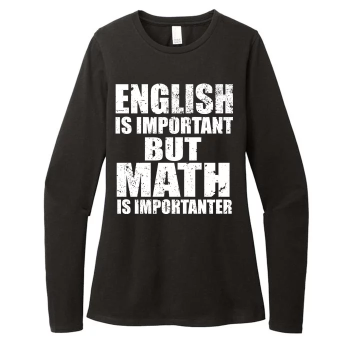 English Is Important But Math Is Importanter Womens CVC Long Sleeve Shirt