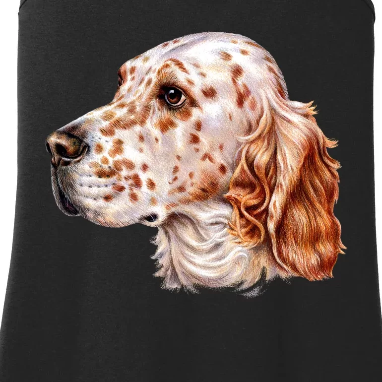 English Setter Dog Ladies Essential Tank