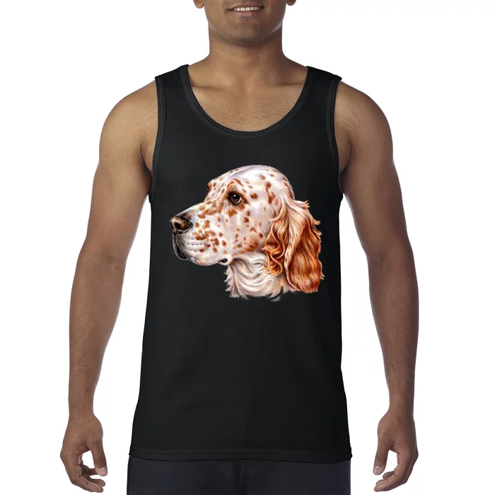 English Setter Dog Tank Top