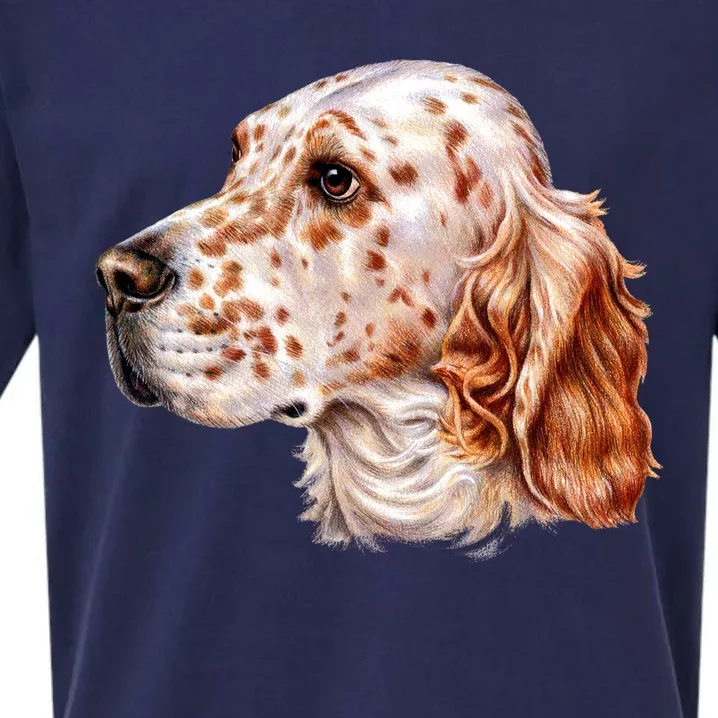 English Setter Dog Sueded Cloud Jersey T-Shirt