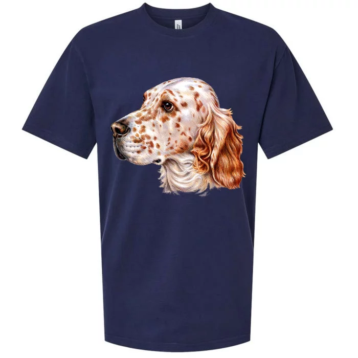 English Setter Dog Sueded Cloud Jersey T-Shirt