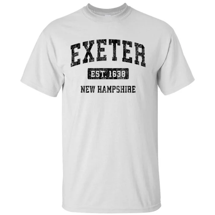 Exeter New Hampshire Nh Vintage Established Sports Design Tall T-Shirt