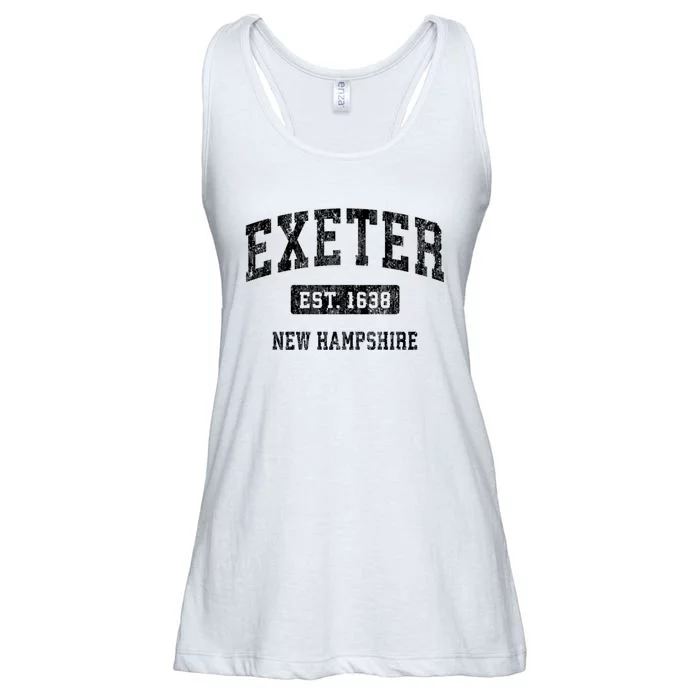 Exeter New Hampshire Nh Vintage Established Sports Design Ladies Essential Flowy Tank