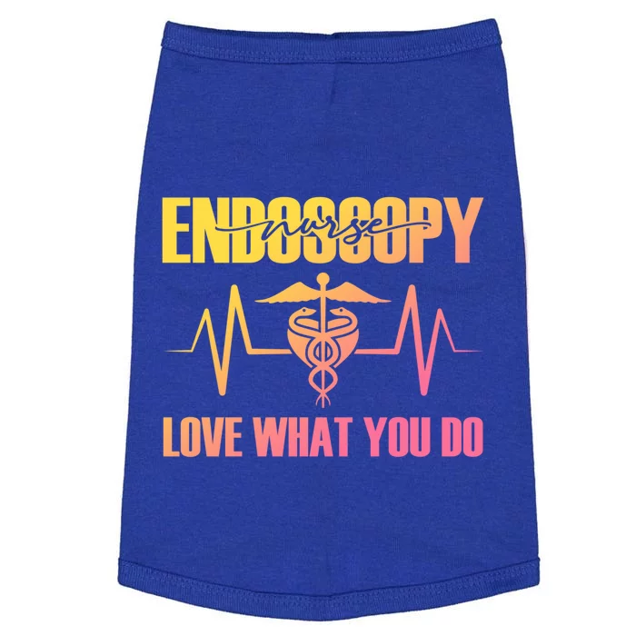 Endoscopy Nurse Heartbeat Love What Do Colon Gift Doggie Tank