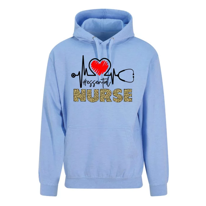 Essential Nurse Heartbeat Nurse Gift Unisex Surf Hoodie