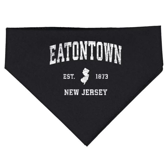 Eatontown New Jersey Nj Vintage Athletic Sports USA-Made Doggie Bandana