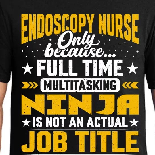 Endoscopy Nurse Job Title Funny Endoscopy Caregiver Gift Pajama Set