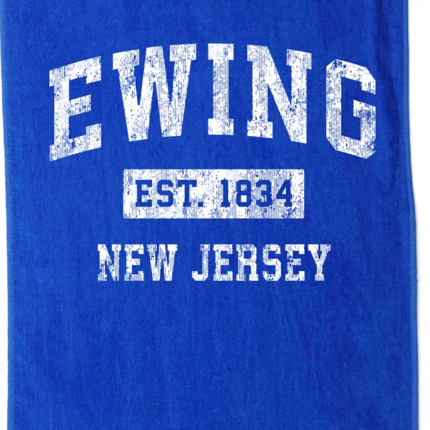 Ewing New Jersey Nj Vintage Sports Platinum Collection Golf Towel