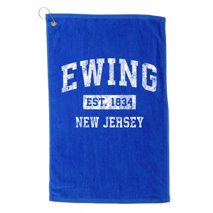 Ewing New Jersey Nj Vintage Sports Platinum Collection Golf Towel