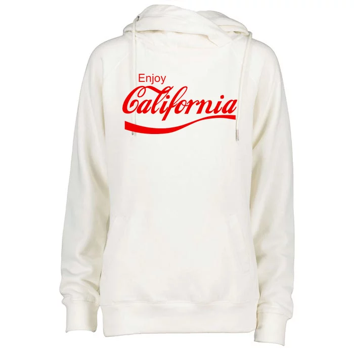 Enjoy California Womens Funnel Neck Pullover Hood