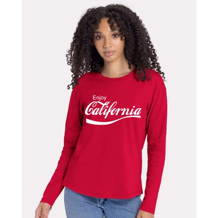 Enjoy California Womens Cotton Relaxed Long Sleeve T-Shirt