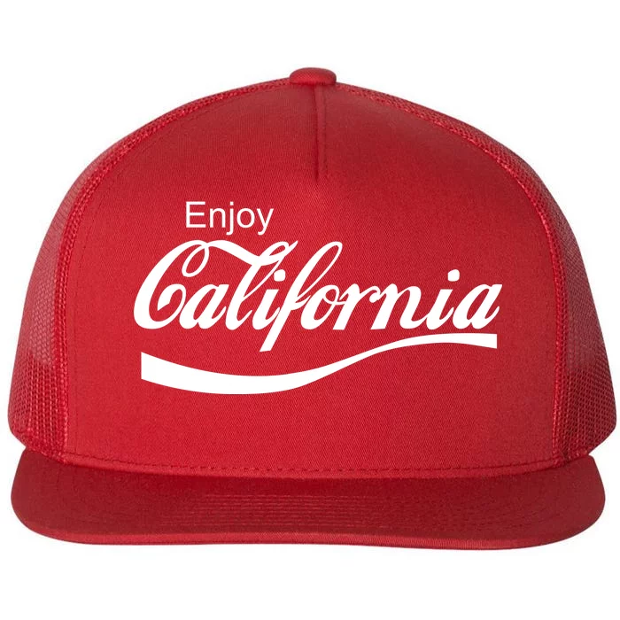 Enjoy California Flat Bill Trucker Hat