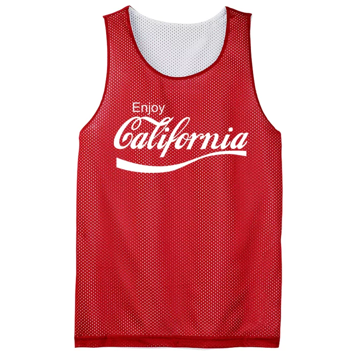 Enjoy California Mesh Reversible Basketball Jersey Tank