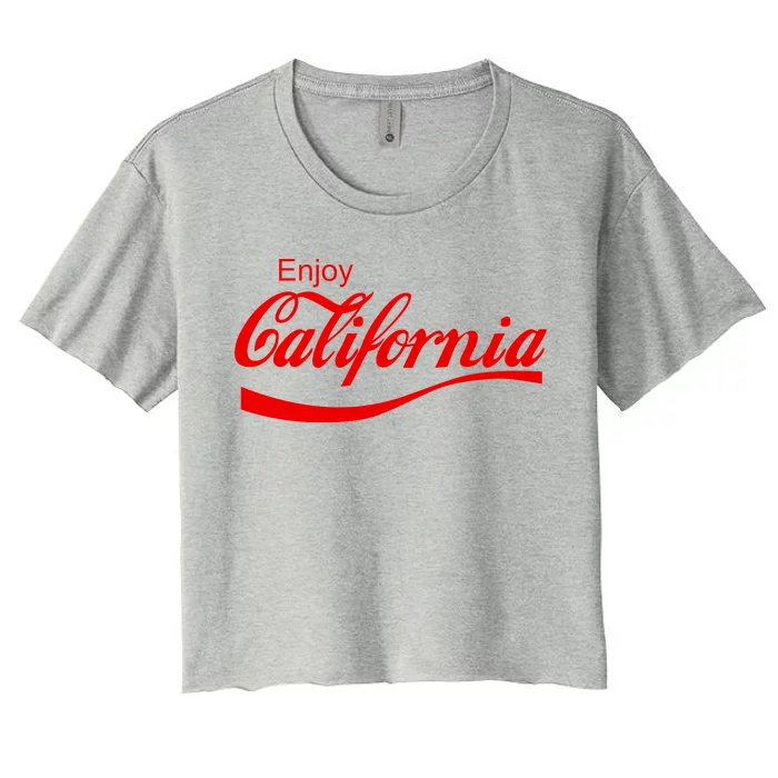 Enjoy California Women's Crop Top Tee