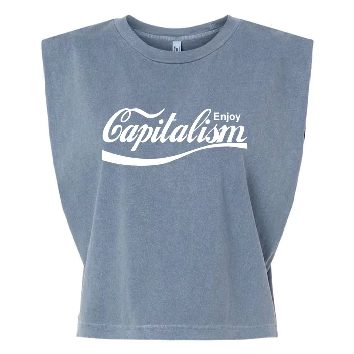 Enjoy Capitalism Garment-Dyed Women's Muscle Tee