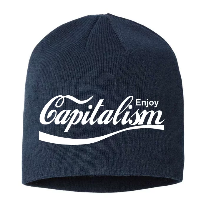 Enjoy Capitalism 8 1/2in Sustainable Knit Beanie