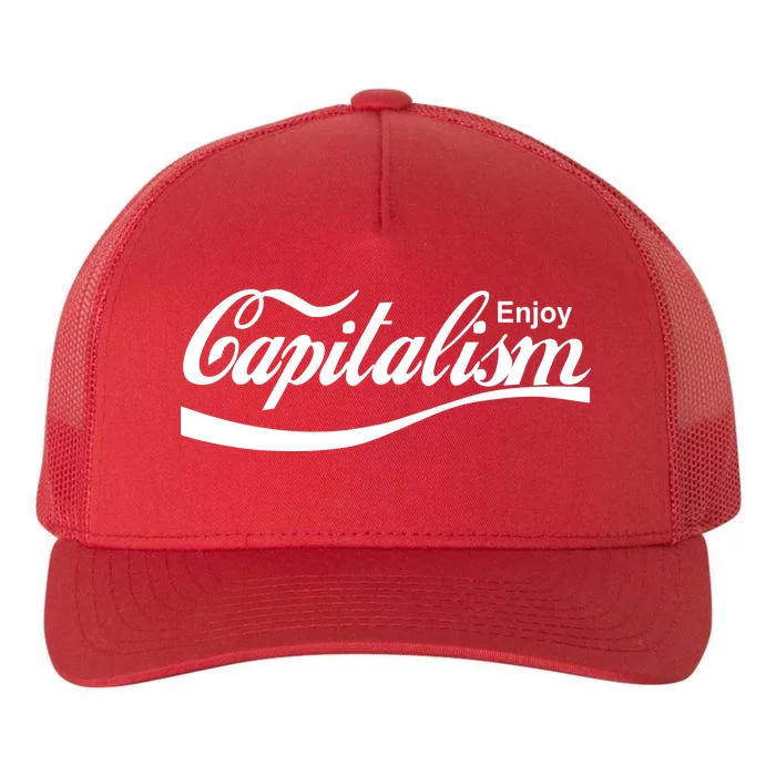 Enjoy Capitalism Yupoong Adult 5-Panel Trucker Hat