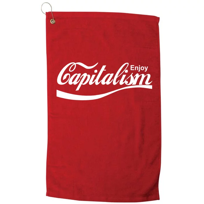 Enjoy Capitalism Platinum Collection Golf Towel