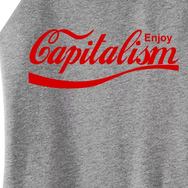 Enjoy Capitalism Women’s Perfect Tri Rocker Tank