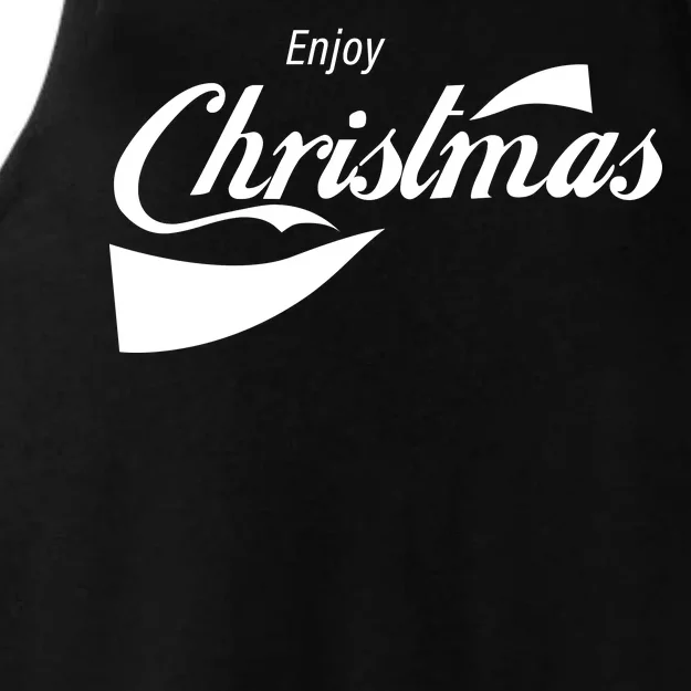 Enjoy Christmas Ladies Tri-Blend Wicking Tank