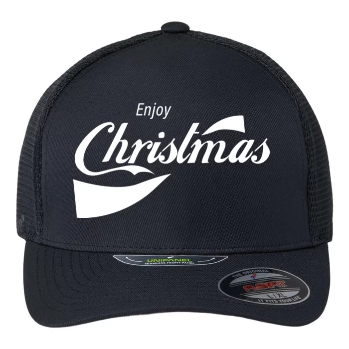 Enjoy Christmas Flexfit Unipanel Trucker Cap