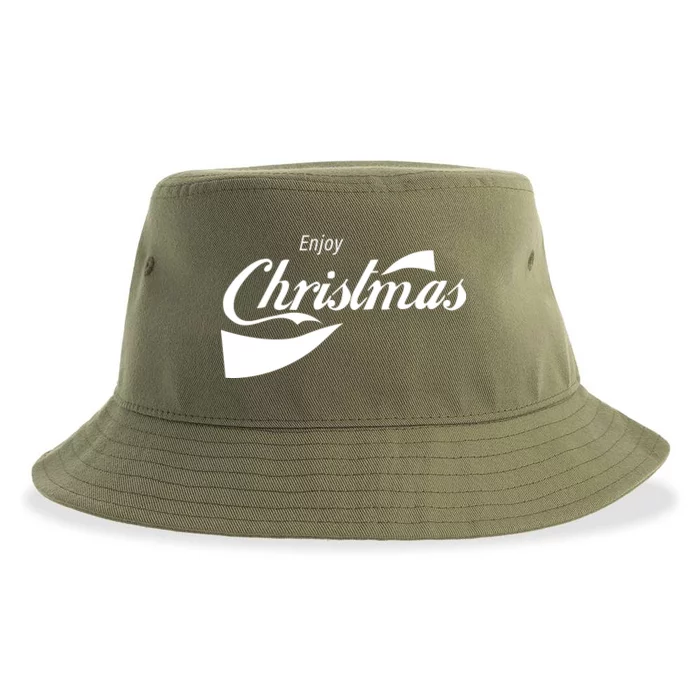 Enjoy Christmas Sustainable Bucket Hat