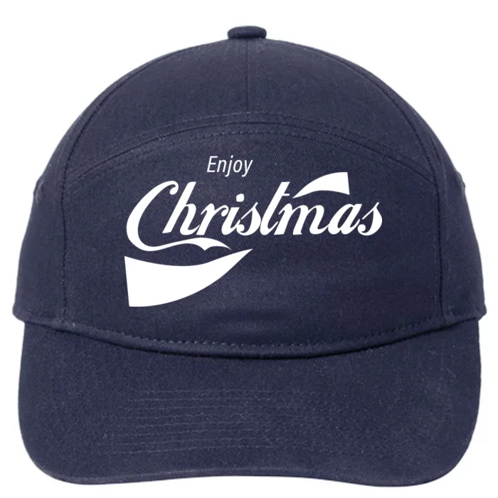 Enjoy Christmas 7-Panel Snapback Hat