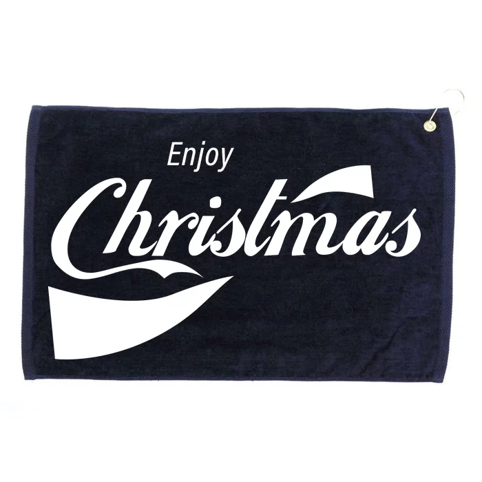 Enjoy Christmas Grommeted Golf Towel