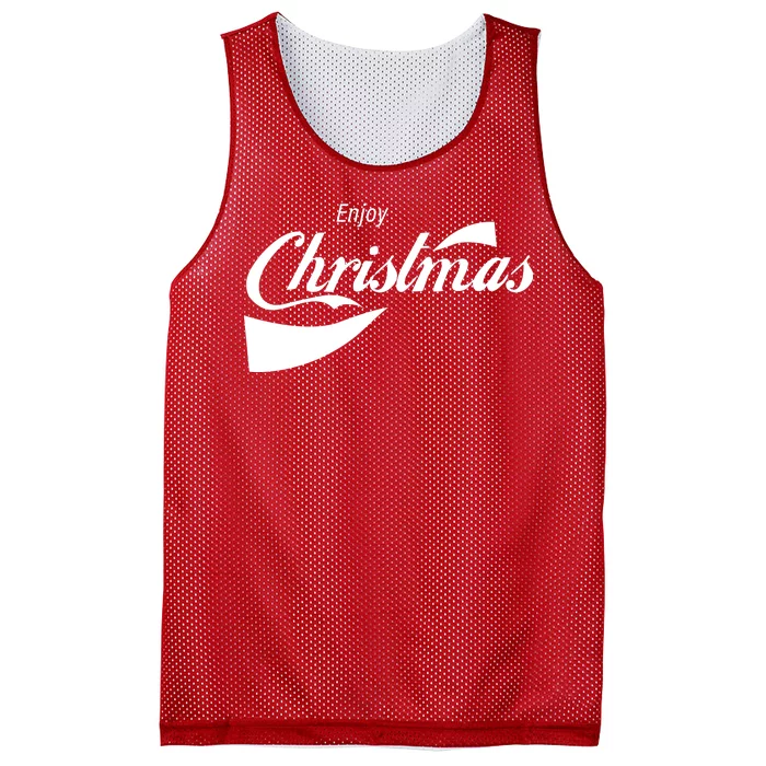 Enjoy Christmas Mesh Reversible Basketball Jersey Tank