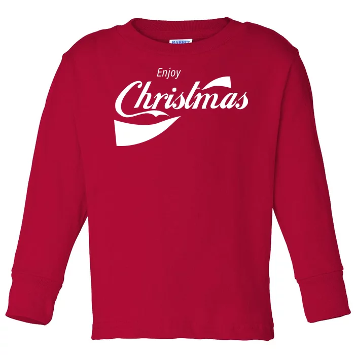 Enjoy Christmas Toddler Long Sleeve Shirt