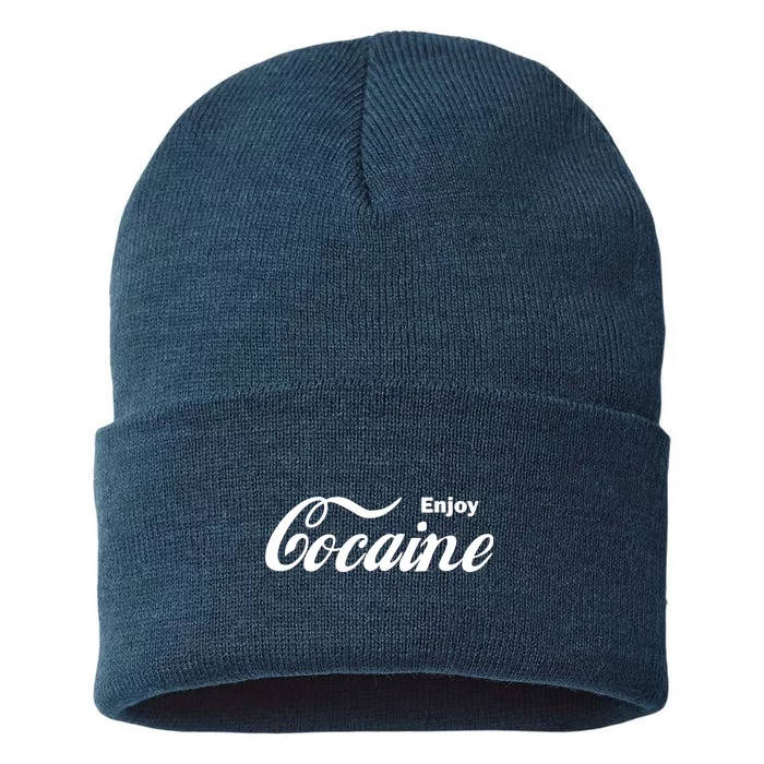 Enjoy Cocaine Sustainable Knit Beanie