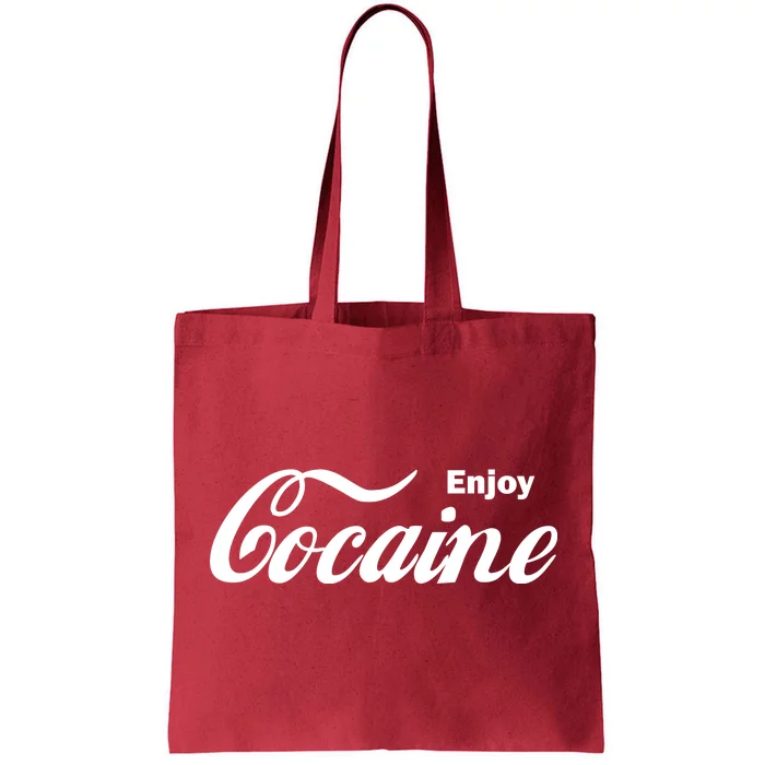 Enjoy Cocaine Tote Bag