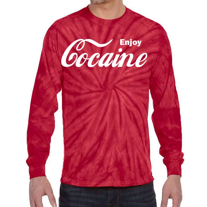 Enjoy Cocaine Tie-Dye Long Sleeve Shirt