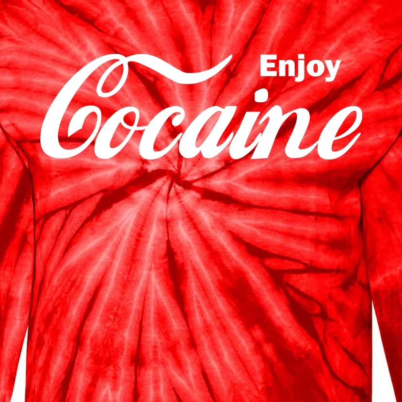 Enjoy Cocaine Tie-Dye Long Sleeve Shirt