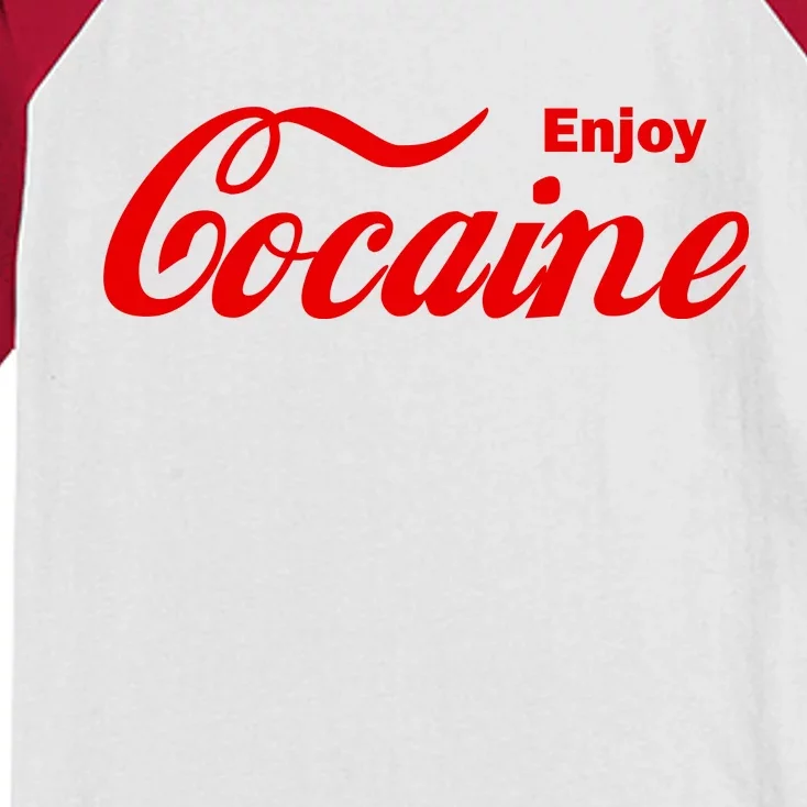 Enjoy Cocaine Kids Colorblock Raglan Jersey