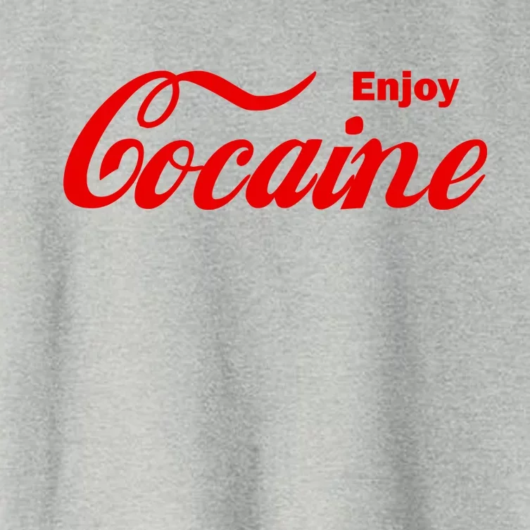 Enjoy Cocaine Women's Crop Top Tee