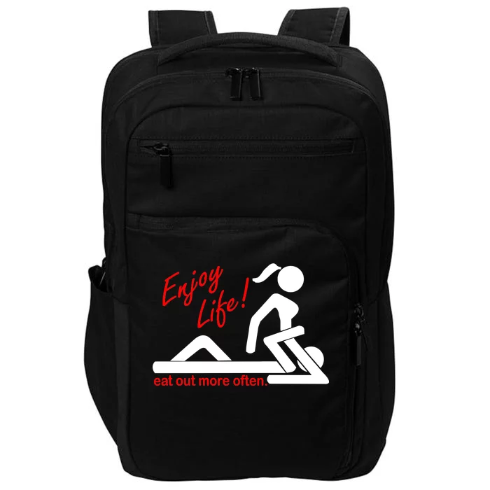 Enjoy Life Eat Out More Often Impact Tech Backpack