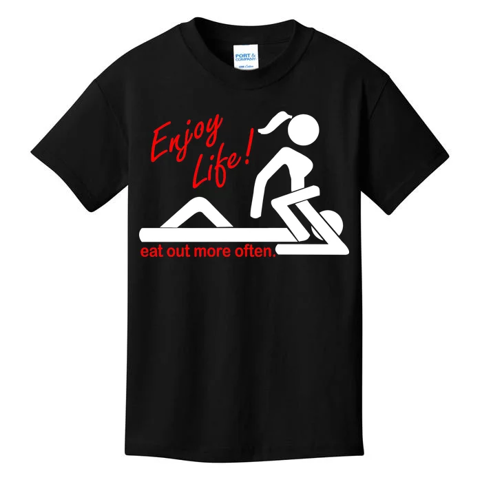 Enjoy Life Eat Out More Often Kids T-Shirt