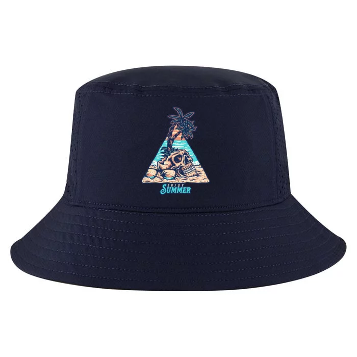 Enjoy Tropical Summer Vacation Skull Cool Comfort Performance Bucket Hat