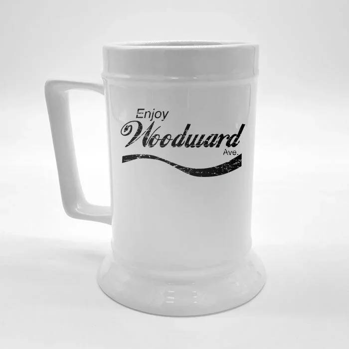 Enjoy Woodward Ave Front & Back Beer Stein