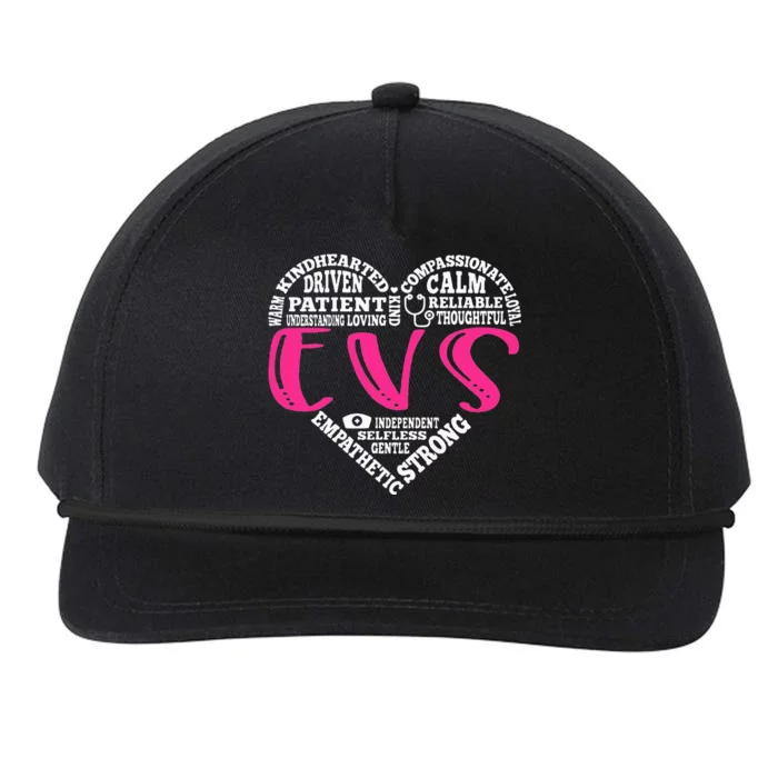 EVS Nurse Love Nursing Students CNA RN Life Nurse Week Gifts Snapback Five-Panel Rope Hat