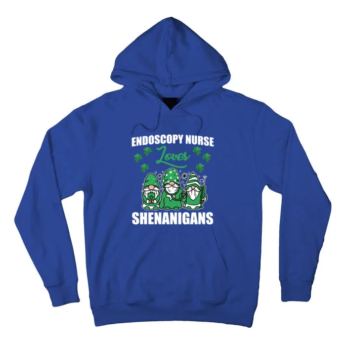 Endoscopy Nurse Loves Shenanigans Irish St Paricks Day Gift Tall Hoodie