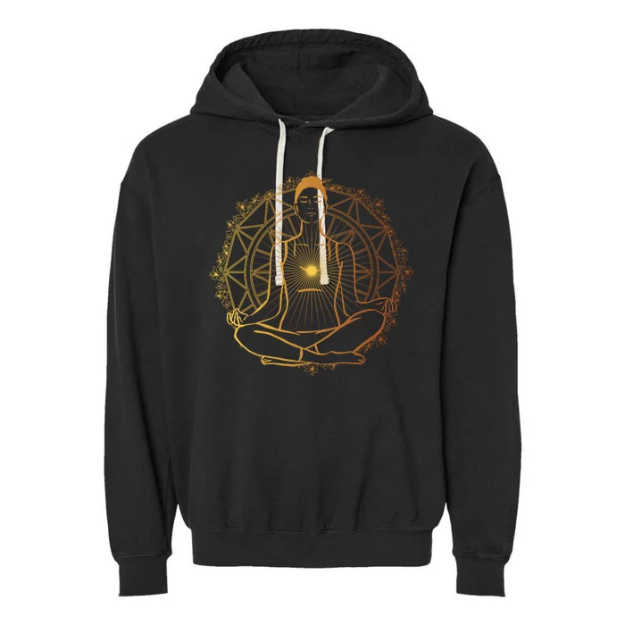 Enlightened Spiritual Garment-Dyed Fleece Hoodie